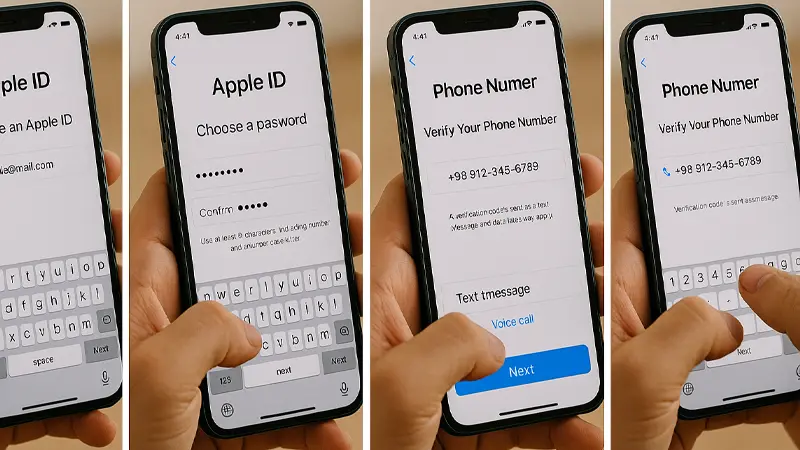 ساخت اپل آیدی با کامپیوتر یا موبایل